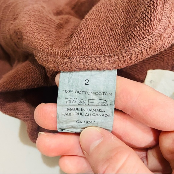 Tkees Core Sport Jogger Sweatpants Unisex Brown Cafe Size 2 - Picture 8 of 8